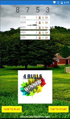 Bulls and Cows - Screenshot 3