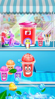 Frozen icy Slushy Cooking fun - Screenshot 3