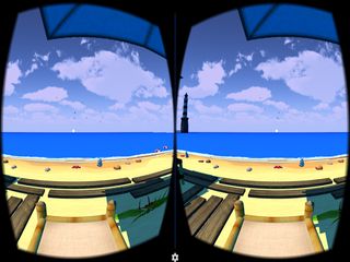 Relax Beach Toon VR Cardboard - Screenshot 1