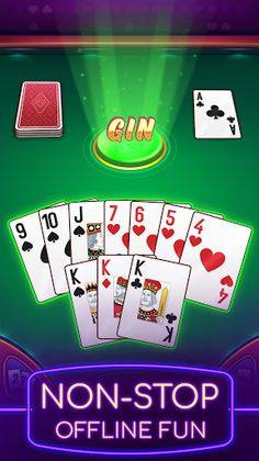 Gin Rummy HD - Offline Gin Rum - Screenshot 2