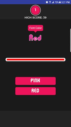 Stroop Quiz - Screenshot 4