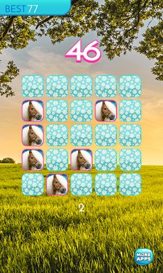 Brain games - Horse - Memory t - Screenshot 4