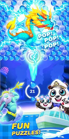 Bubble Shooter 3 Panda - Screenshot 2