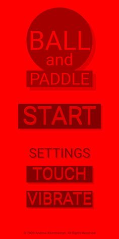 Ball and Paddle - Screenshot 1