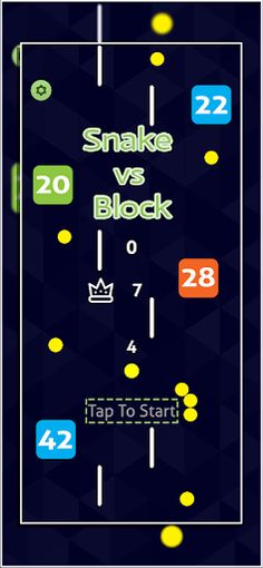 Snake Block Game - Break Block - Screenshot 1