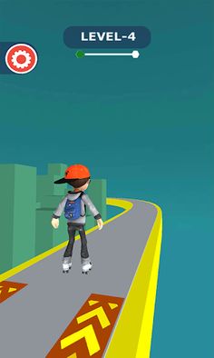 Sky Roller -Skating Boy - Screenshot 2