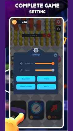 Black Attack Hole Game - Screenshot 2