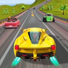 Mini Car Rush:Fruit Crush Race - Screenshot 1