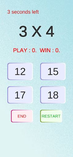 Match the multiplication table - Screenshot 2