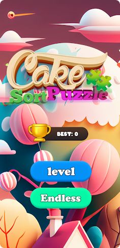 Cake Sort Puzzle Color Match - Screenshot 1