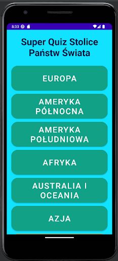 Super Quiz Stolice Świata - Screenshot 1