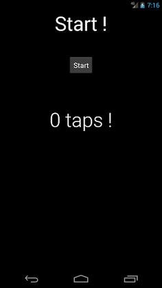 the TAP ! challenge - Screenshot 1