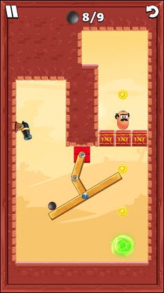 Mr.Peanut:Action Cannon Puzzle - Screenshot 1