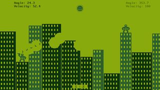 Retro Gorilla Artillery Game - Screenshot 3