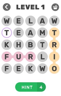 Find Words! English - Screenshot 1