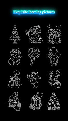 Draw Glow Christmas 2023 - Screenshot 1