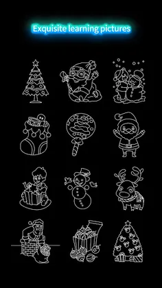 Draw Glow Christmas 2023 - Screenshot 1
