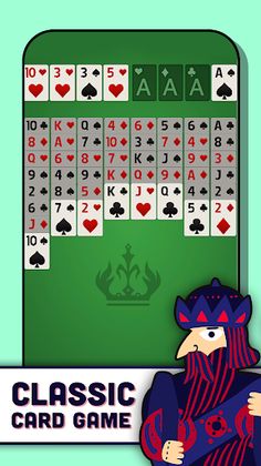 FreeCell Solitaire - Card Game - Screenshot 1