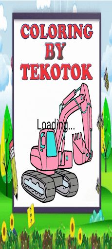 Excavator Coloring - Screenshot 1