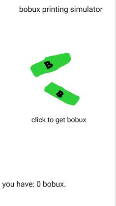 Bobux Printing Simulator - Screenshot 1