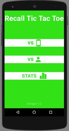 Recall Tic tac toe - Screenshot 1