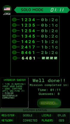 Bulls and Cows - Multiplayer - Screenshot 2