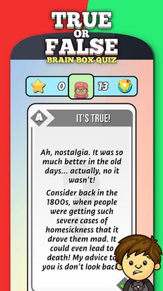 Brain Box Quiz: True Or False - Screenshot 4
