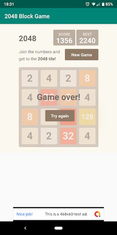 2048 - Screenshot 2
