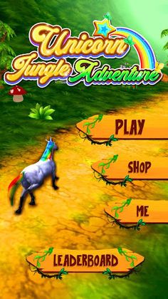 Unicorn Jungle Adventure - Screenshot 1
