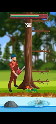 Timberman - Chop wood forest - Screenshot 2