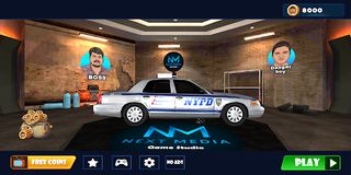 Real Police Crash Golden Car - Screenshot 2