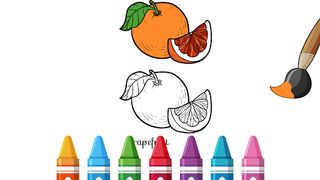 Fruits And Vegetables Coloring - Screenshot 2