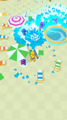 Don't get wet - pool royale - Screenshot 1