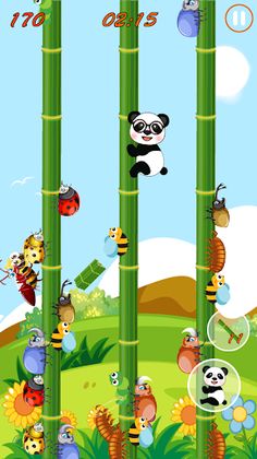 Panda Attack: Slide & Throw - Screenshot 3
