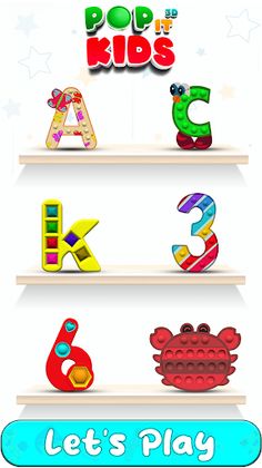 Pop It 3D - DIY ABC Toys - Screenshot 1