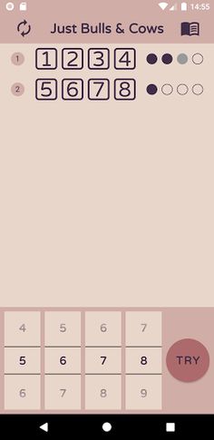 Just Bulls & Cows - Screenshot 2