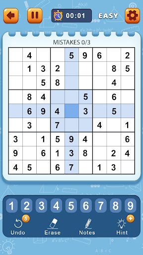 Sudoku - Math Puzzle Game - Screenshot 3