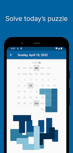 Daily Calendar Puzzle - Screenshot 1