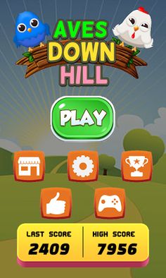 Aves Down Hill - Screenshot 1