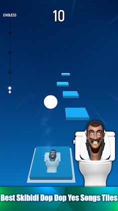 Skibidi Dop Yes Song Tiles Hop - Screenshot 3