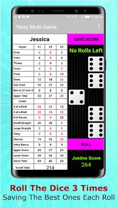 Yatzy Multi-Game Edition - Screenshot 1