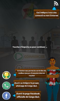CONGO QUIZ - Questions pour un - Screenshot 1