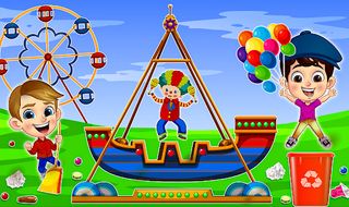 Amusement Park Cleaning Game - Screenshot 2