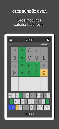 5 Harfli Bulmaca - Screenshot 4