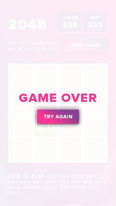 2048 puzzle - Screenshot 3