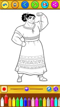 Encanto coloring book - Screenshot 2