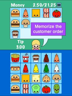 Burger Memory Game - Screenshot 1
