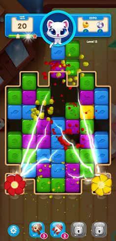 Kitten Pop Blocks - Screenshot 2