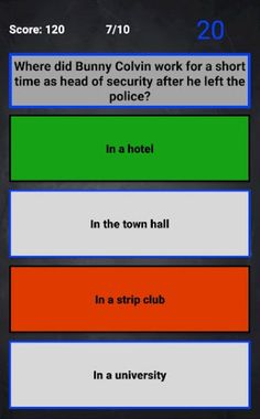 The Wire Quiz - Screenshot 3