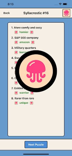 Syllacrostic - Screenshot 3